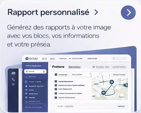 Rapports de contrôle personnalisés - Logiciel VGP Octav